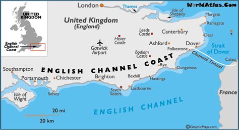 English Channel On World Map Maping Resources