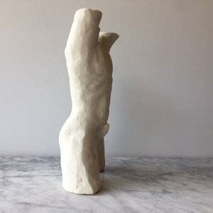 Made To Order Nude Torso Vase Sculpture Male Figure Vessel Erotic Ikebabna Jar Mature