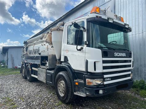 SCANIA P114 380 1999 6x2 VACUUM ADR STAINLESS STEEL Baltictruck Ee