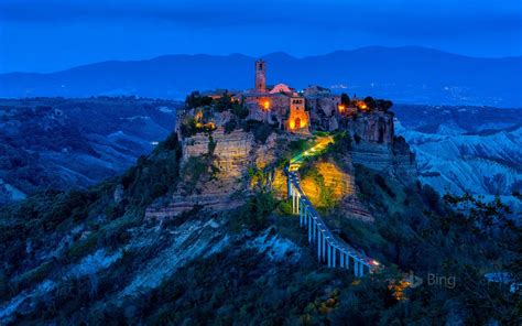 Italy Civita Di Bagnoregio 2017 Bing Desktop Wallpapers Preview