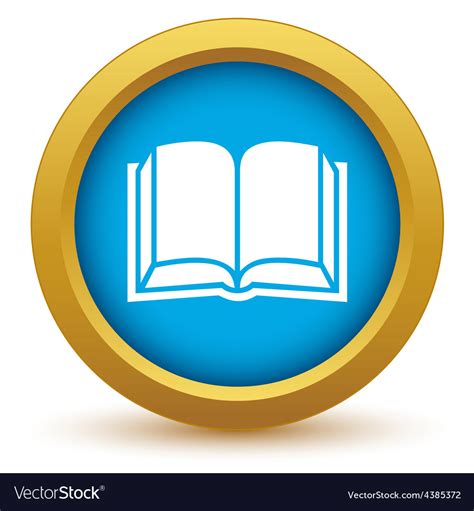 Gold Book Icon Royalty Free Vector Image Vectorstock