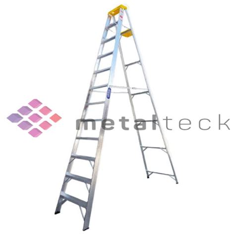 Escalera Tijera Aluminio Mt Pelda Os Metalteck