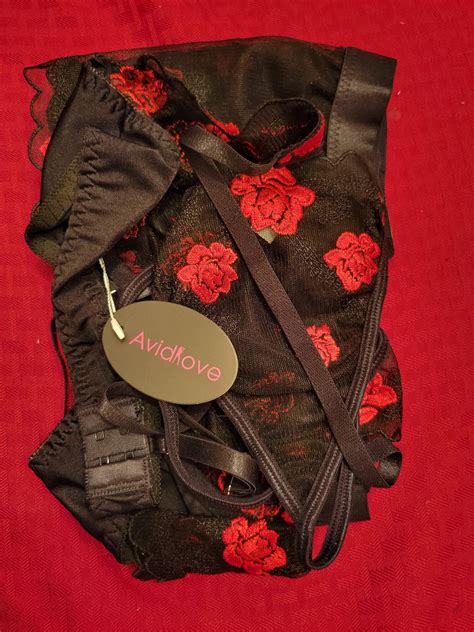 Mo Finance Avidlove Garter Lingerie Set For Women With Underwire Piece Lace Lingerie Set