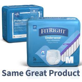 Medline Protection Plus Disposable Underwear Plus M 80Ct