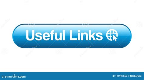 Useful Links Button Royalty Free Cartoon 121997552