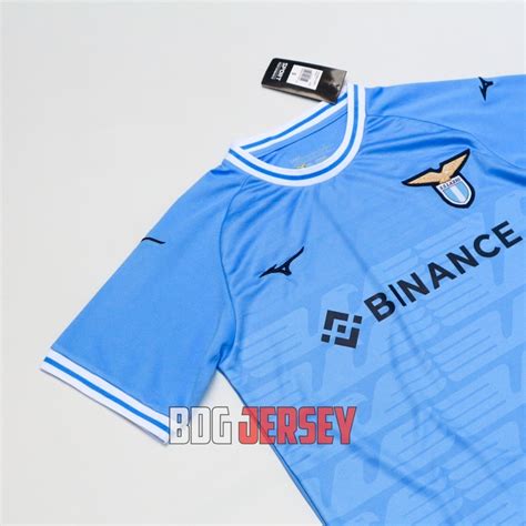 Jual Jersey Baju Bola Lazio Home Official Full Patch Grade