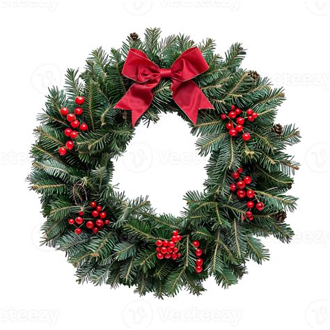 Christmas wreath on isolated transparent background 43594527 PNG