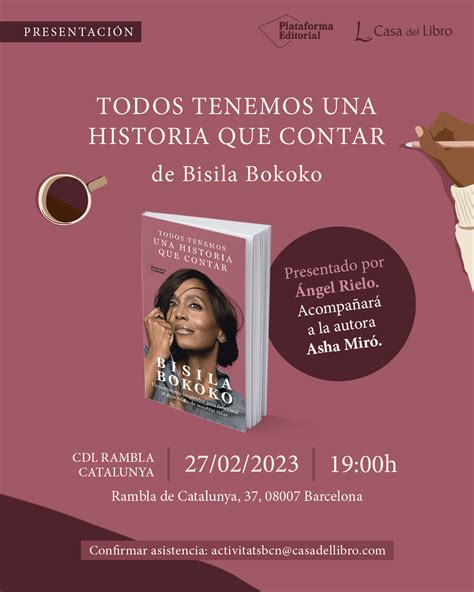 Bisila Bokoko Lanza Su Libro Todos Tenemos Una Historia Que Contar