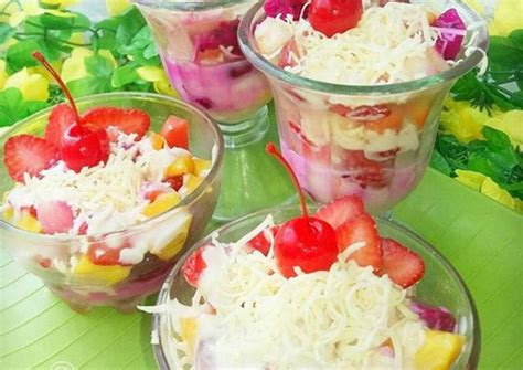 Resep Salad Buah Yogurt Keju Oleh Aktrinurfaa Cookpad