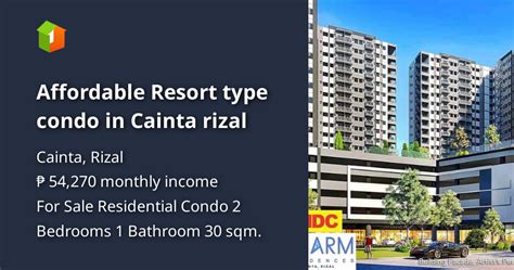 Affordable Resort type condo in Cainta rizal [Condos 🏙️] (January 2023 ...