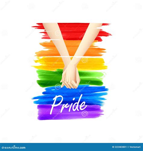 Rainbow Colored Background Showing LGBT Support for Lesbian, Gay