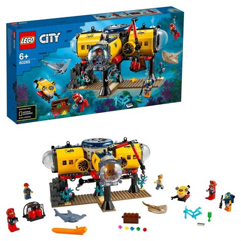 Конструктор LEGO CITY Oceans Океан исследовательская база 60265-L ...