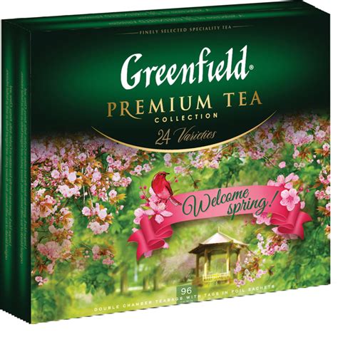 Набор чая пакетированный Greenfield Premium tea Collection 24 вида 96 ...