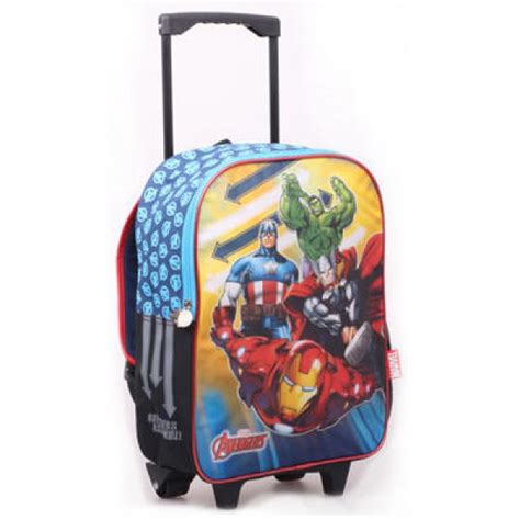 Morral Grande Con Ruedas Avengers