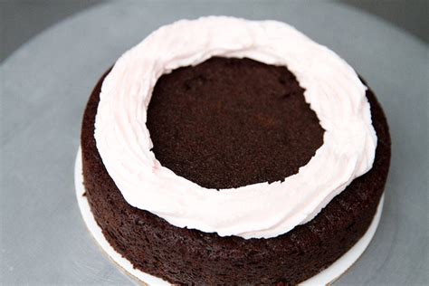 Double Chocolate Naked Cake With Pink Frosting The Sweet Nerd
