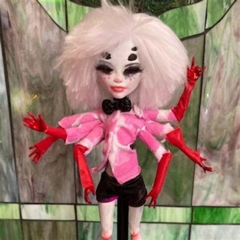 Angel Dust Hazbin Hotel Wig Etsy Australia