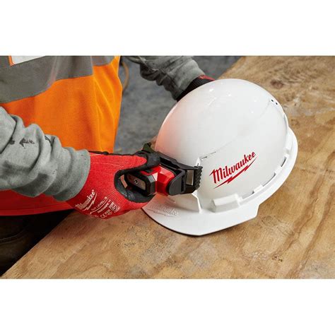 milwaukee bolt hard hat headlamp mount