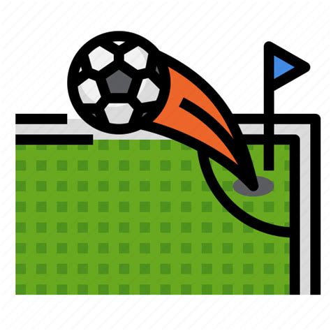 Football Triangular Player Soccer Ball Penalty Goal Icon