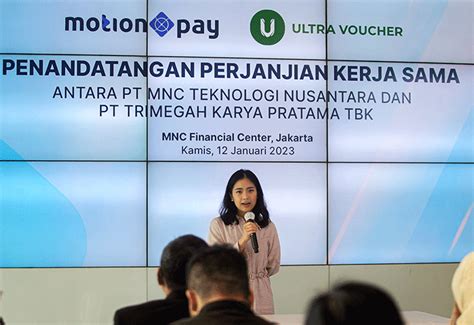 Penandatanganan Kerja Sama Motionpay Dan Ultra Voucher