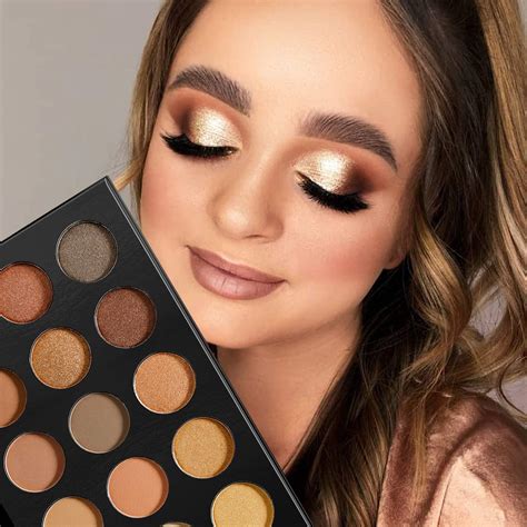 Ecofavor Paleta De Sombras De Ojos Color Dorado Nude Natural Ahumado C Lido Neutro Tonos
