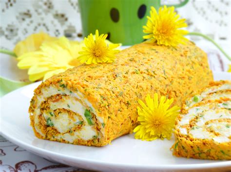 Морковный рулет