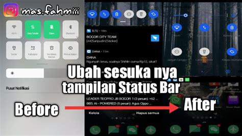 CARA MERUBAH TAMPILAN STATUS BAR DI ANDROID YouTube