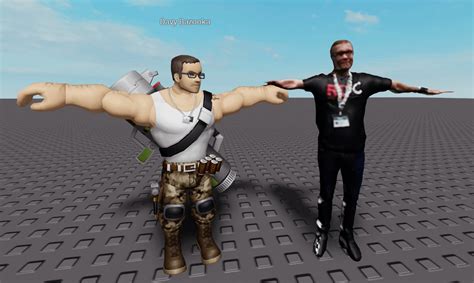 Davy Bazooka T Posing With Real Bazooka Rroblox
