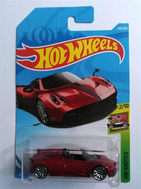 2018 Hot Wheels 17 Pagani Huayra Roadster Red Hobbies Toys Toys Games On Carousell