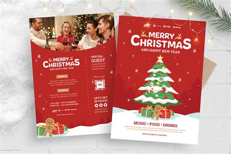 Merry Christmas Flyer Template Psd Ai Eps Brandpacks