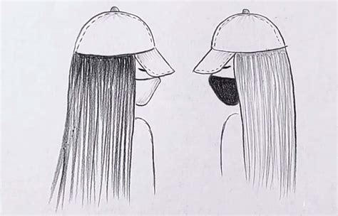 Download Girl Best Friends Easy Drawing Picture