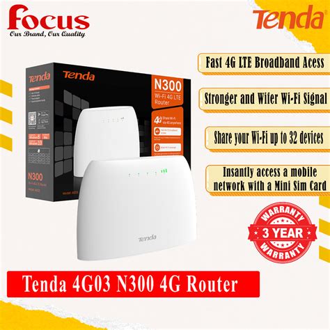 Tenda G G N G Wifi Modem Router Sim Card Shopee Malaysia