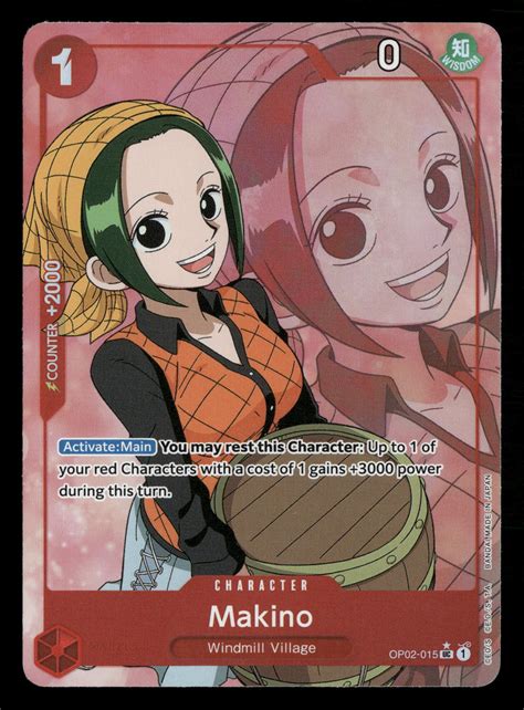 One Piece TCG OP02-015 Makino PRB01 Full Art