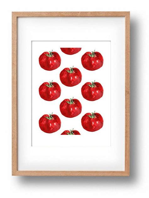 Tomatoes Art Print Heirloom Tomatoes Print Botanical Print Etsy Art