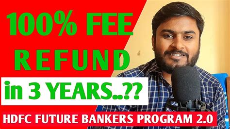 Hdfc Future Bankers Program Janshu Mishra Youtube