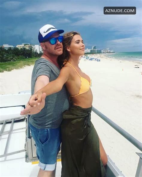 Sandra Kubicka Sexy In An Orange Bikini At A Photoshoot In Miami Beach Aznude