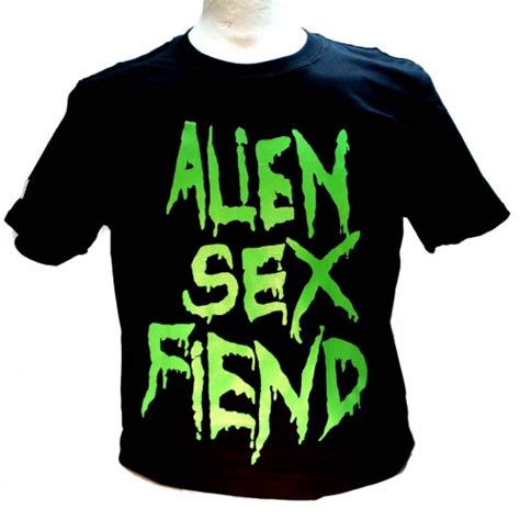 Alien Sex Fiend Square Punk Rock Goth Band T Shirt
