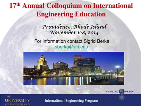 PPT - International Engineering @ URI PowerPoint Presentation, free
