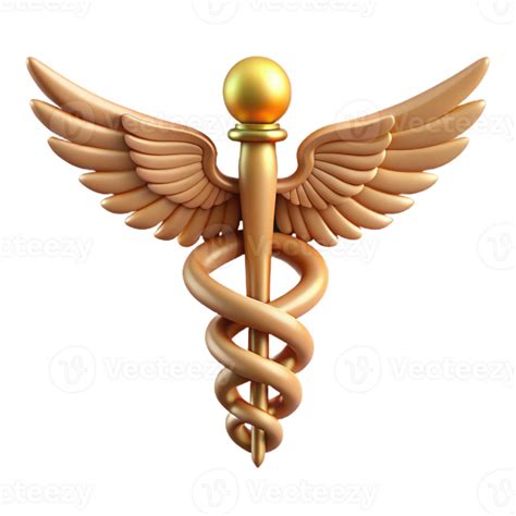 Impressive Classic Caduceus Staff Of Hermes 4k 59396484 Png