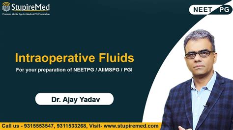 Intraoperative Fluids By Dr Ajay Yadav Stupiremed Anesthesia