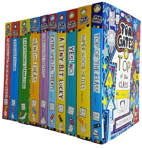 Tom Gates Series 1 & 2: 10 Books Collection Set By Liz Pichon(The