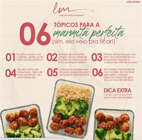 Como montar uma marmita perfeita Nutricionista Laís Murta Boomi