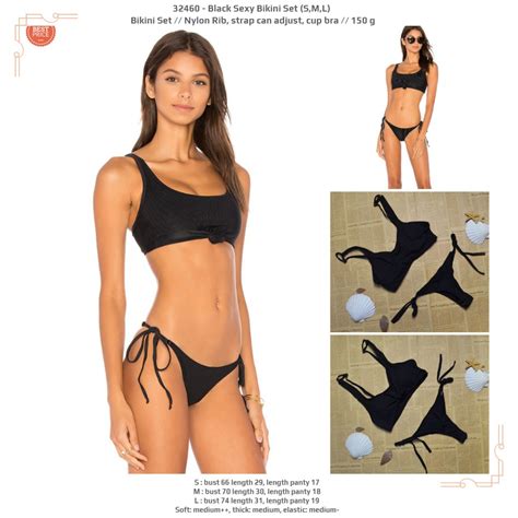 Jual Bikini Set Black Sexy S M L Shopee Indonesia