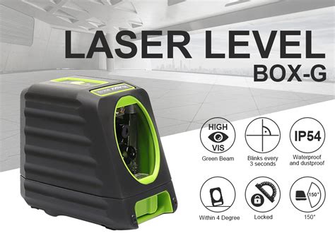 Huepar Self Leveling Green Laser Level Box G Ft M Cross Line