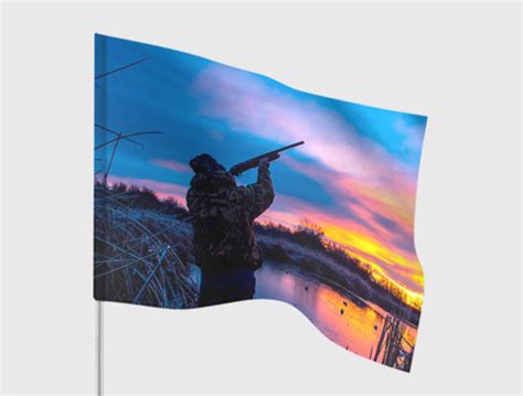 Купить Флаг Охотник 100х150 см в Екатеринбурге