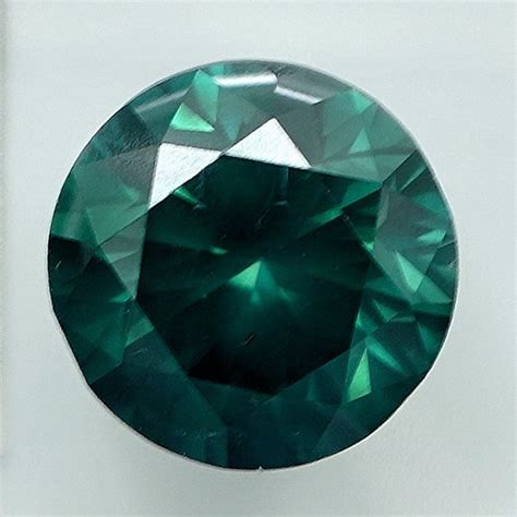 1 Pcs Diamond Colour Treated 2 47 Ct Fancy Intense Bluish Green