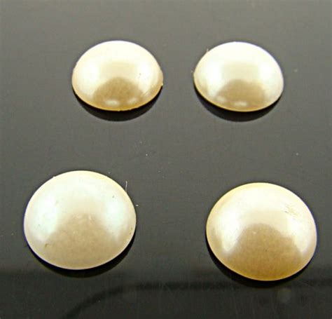 Mm Cultura Pearl Round Cabochons Lot Of Mm Cultura Pearl Round