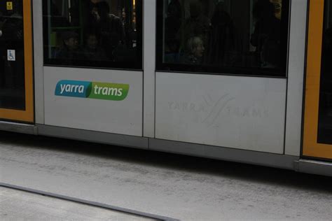 Traces Of The Old Yarra Trams Logo Showing On The Side Of A C Class