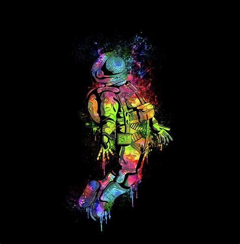 Astronaut Digital Art by Yume D - Pixels