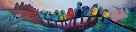 Картина Райские птички. Размеры: 90x22, Год: 2018, Цена: 15000 рублей ...