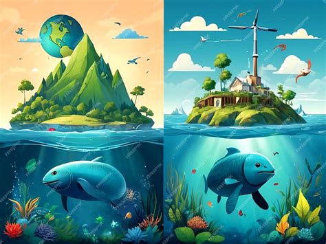 Premium Vector Thematic Illustrations For Environmental Movements And